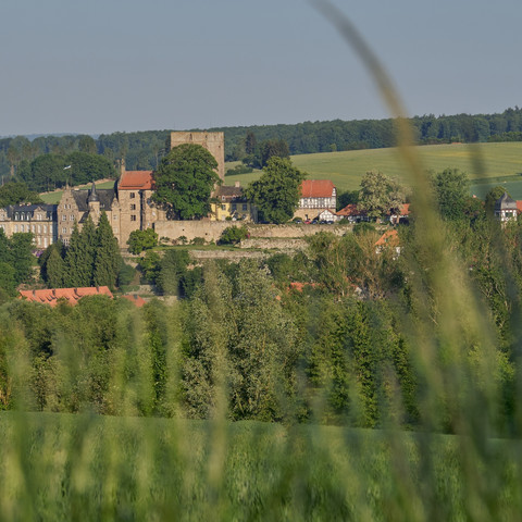 Mit Weitblick auf die Burg Adelebsen