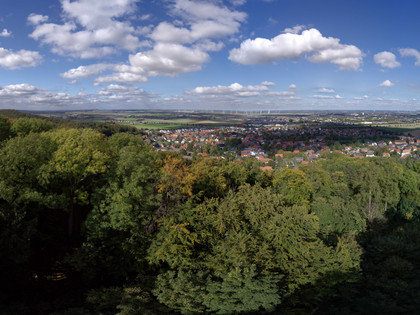Panoramaaussicht beim Peak Hotel in Salzgitter-Lichtenberg