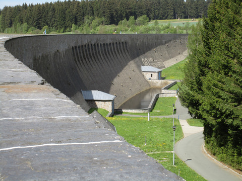 Staumauer Talsperre Muldenberg
