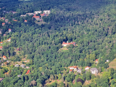 Luftbild Schloss Wachwitz 2022
