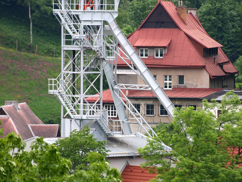 Grube Svornost - Fördergerüst