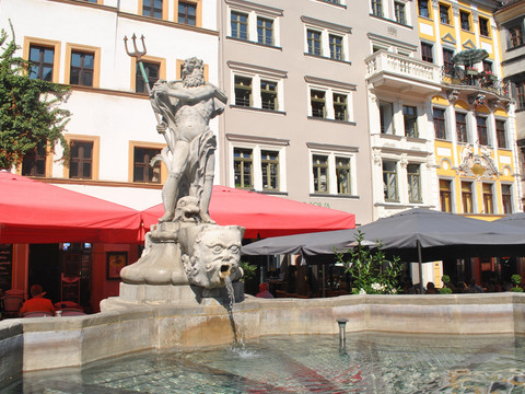 Neptunbrunnen am Untermarkt, Görlitz