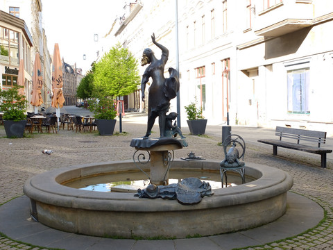 Brunnen "Die Tanzende" Berliner Straße, Görlitz