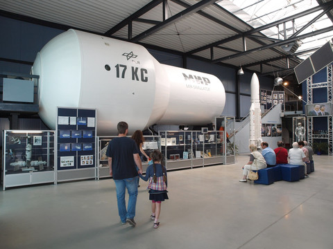 Deutsche Raumfahrtausstellung von innen
