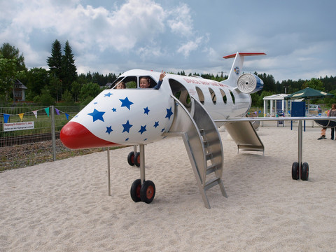 Spielplatz im Außengelände