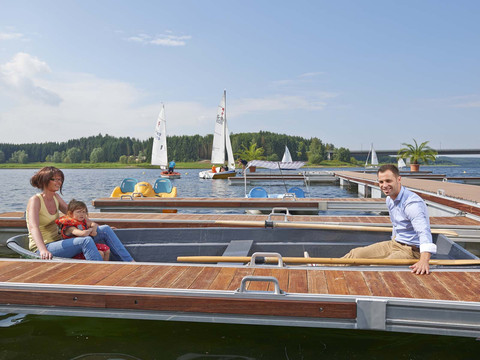 Bootfahren am Zeulenrodaer Meer