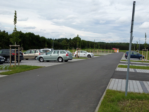 Parkplatz am Strandbad Zeulenroda