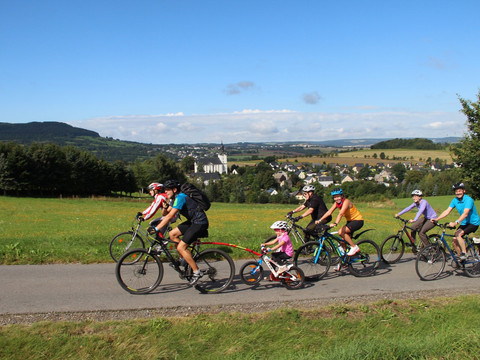 Radfahren auf dem Annaberger Landring