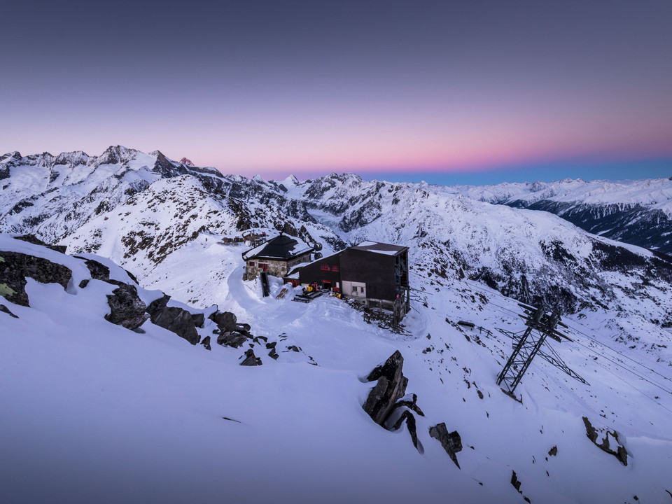Abendrot auf dem Eggishorn Abendrot auf dem Eggishorn