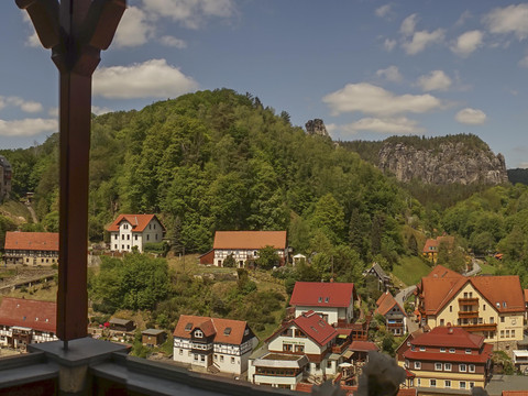 Panoramablick, exklusiv für Gäste der Villa