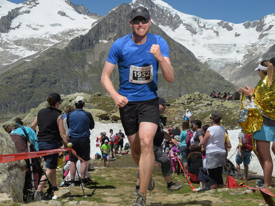Aletsch Halbmarathon - Ziel