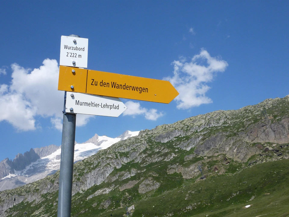 Themenweg Murmeltierlernpfad zum Bettmersee