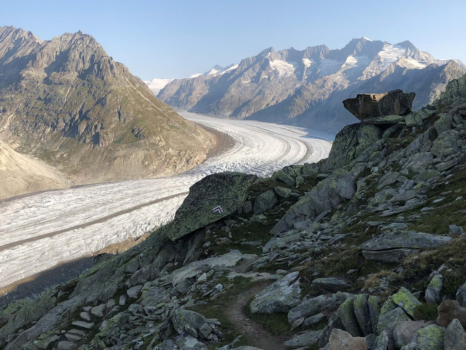 Grosse Drei-Seen-Wanderung: Bettmersee, Blausee, Märjelensee