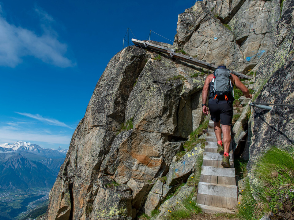 Alpine Wanderung UNESCO-Höhenweg vom Bettmerhorn zum Eggishorn