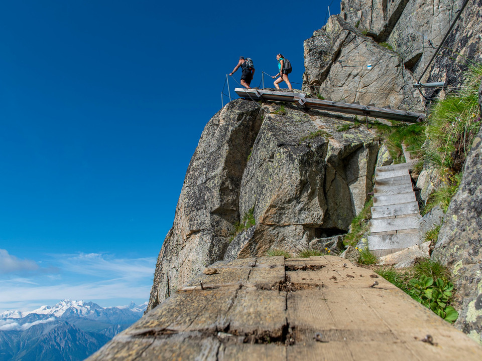 Alpine Wanderung UNESCO-Höhenweg vom Bettmerhorn zum Eggishorn