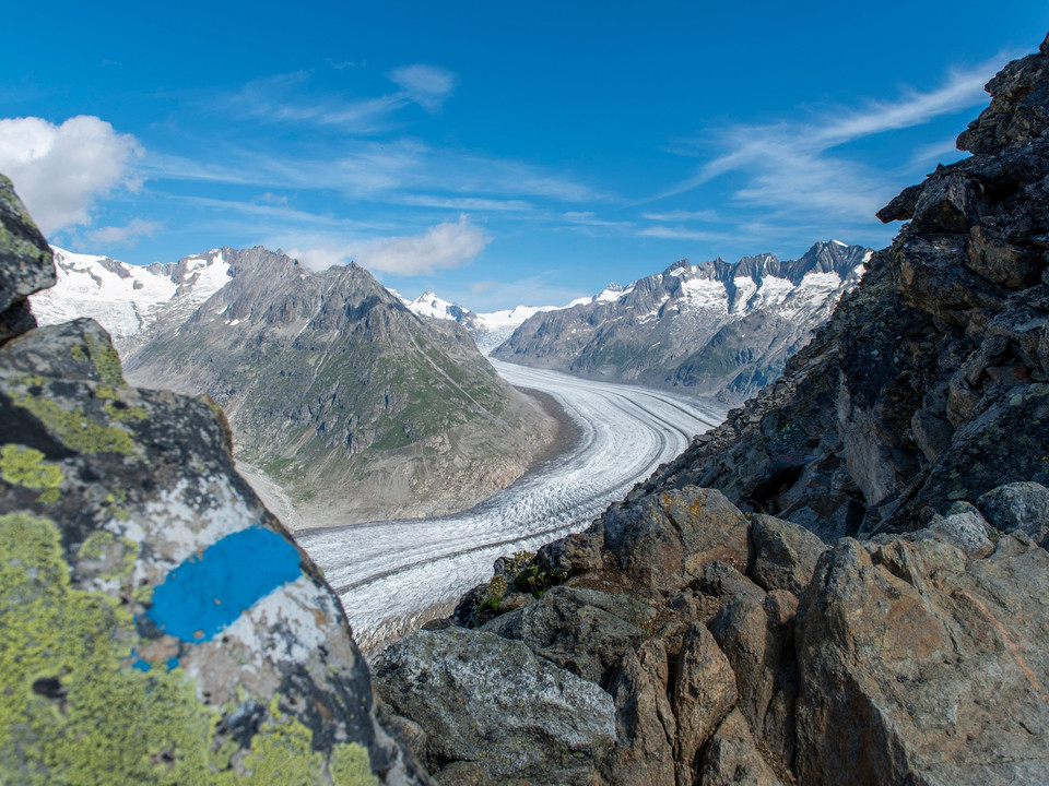 Alpine Wanderung UNESCO-Höhenweg vom Bettmerhorn zum Eggishorn