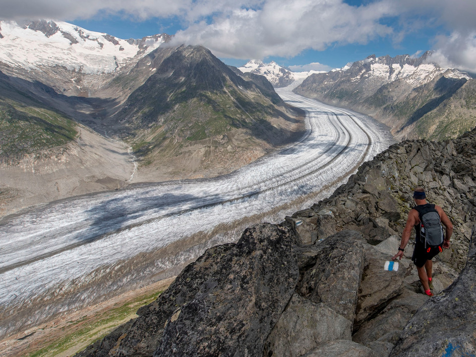 Alpine Wanderung UNESCO-Höhenweg vom Bettmerhorn zum Eggishorn
