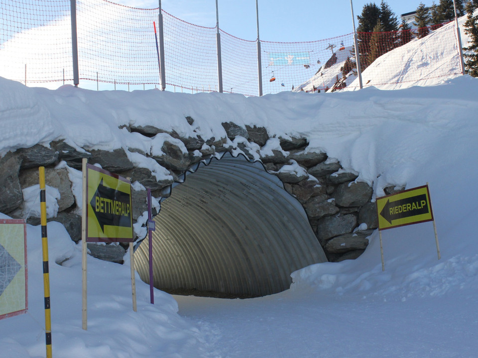 Winterwanderung von der Bettmeralp via Bettmersee, Gopplerlücke zur Riederalp