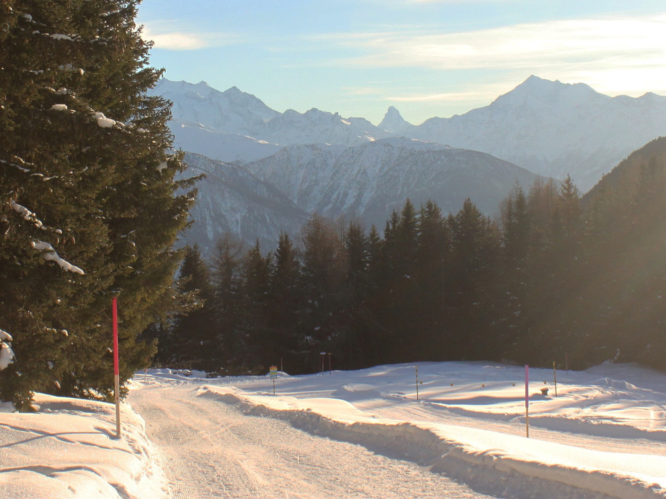 Winterwanderung von der Bettmeralp via Bettmersee, Gopplerlücke zur Riederalp