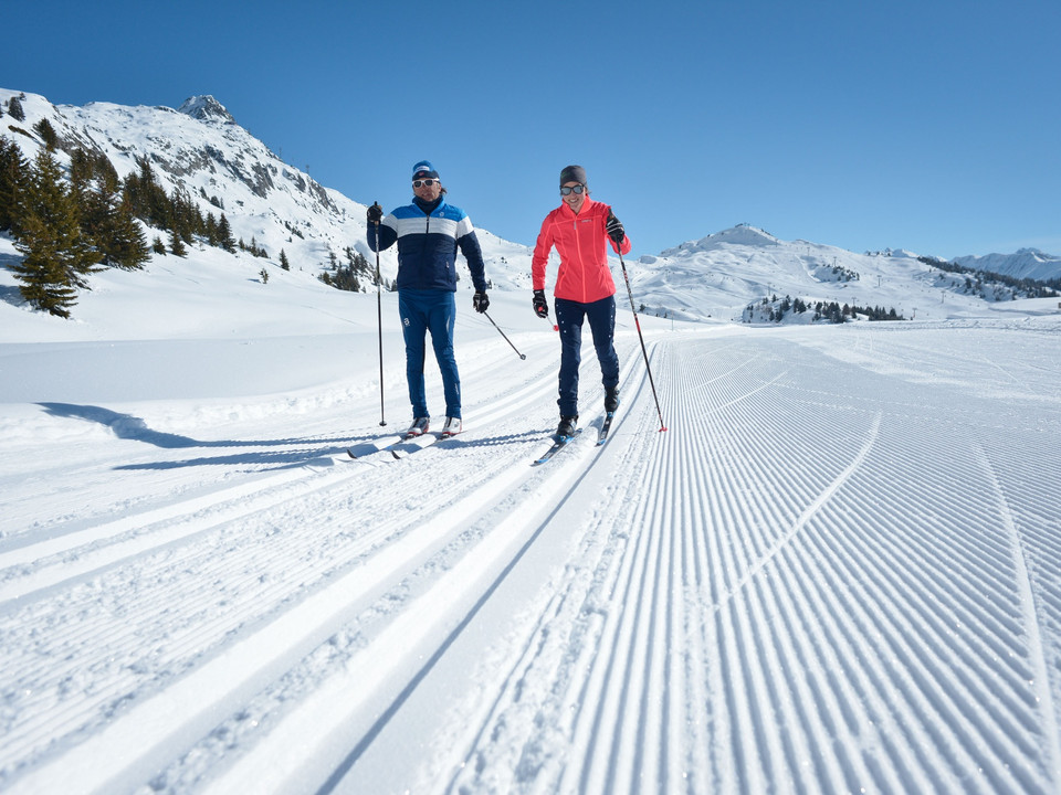 Langlaufloipe beim Bettmersee
