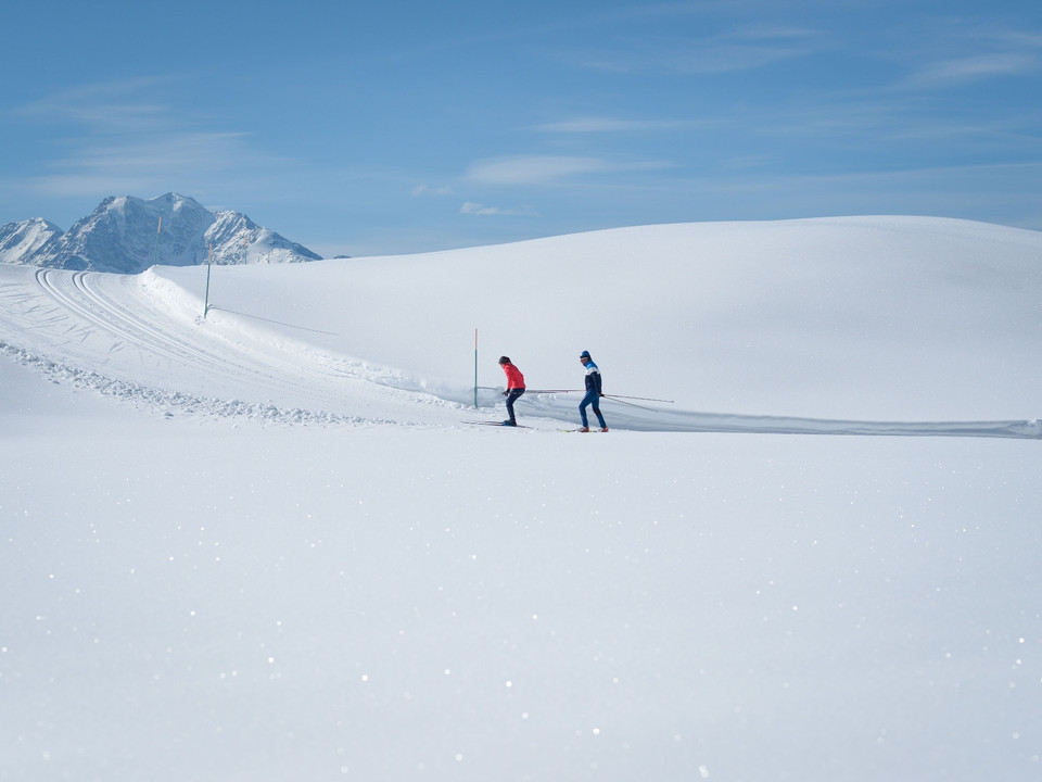 Langlaufloipe beim Bettmersee