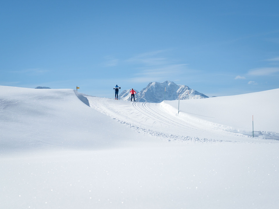 Langlaufloipe beim Bettmersee