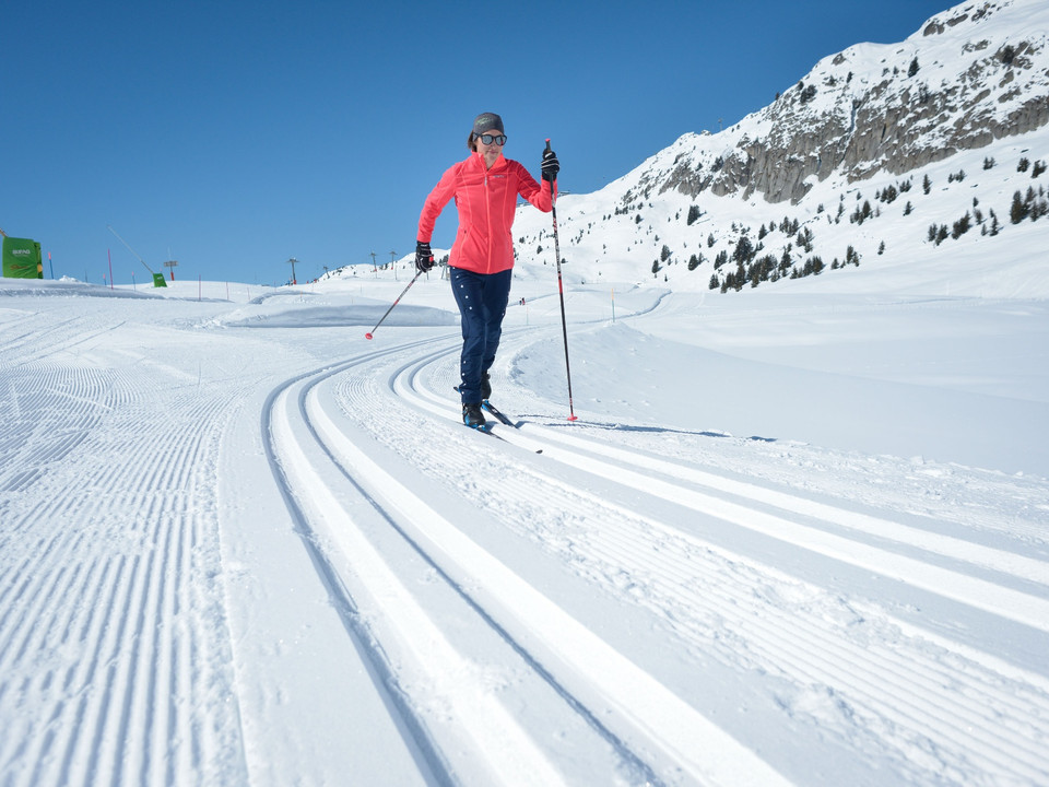 Langlaufloipe beim Bettmersee
