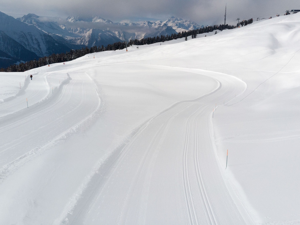 Langlaufloipe beim Bettmersee