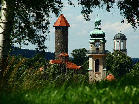 Die Drei Türme der Stadt Auerbach