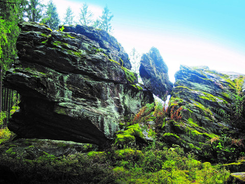 Geotop kleiner Affenstein Felsenweg 1
