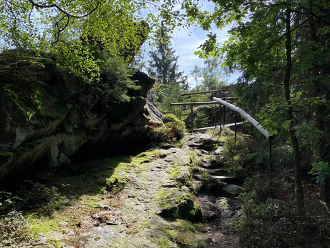 Aufgang Wendelstein zur Trianguliersäule