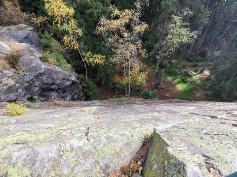 Kletterwand von oben - Wendelstein