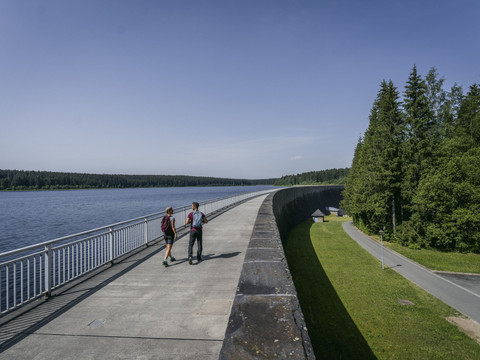 Kammweg Etappe 13 Talsperre Muldenberg