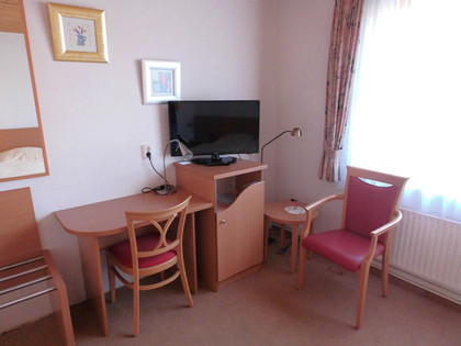 Arbeitsplatz im Zimmer Hotel Kreye in Salzgitter-Bruchmachtersen