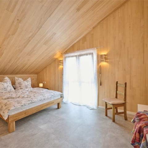 Ferienhaus Seewald Schlafzimmer Doppelbett Ferienhaus Seewald Schlafzimmer Doppelbett