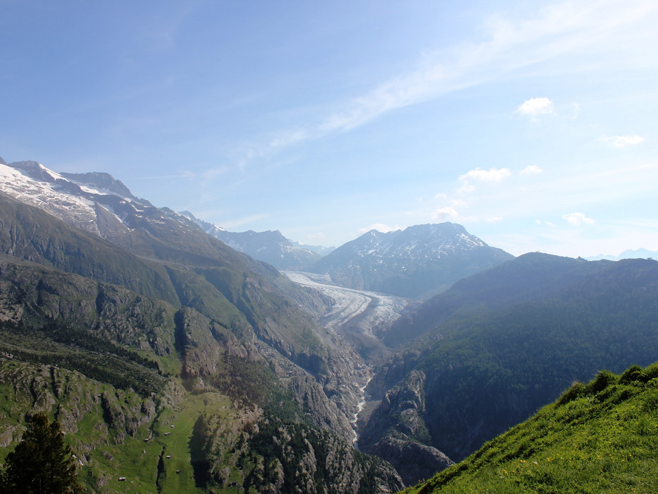 Wanderung von der Belalp über die Hängebrücke zur Riederalp