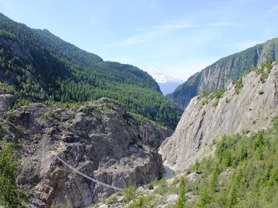 Wanderung von der Belalp über die Hängebrücke zur Riederalp