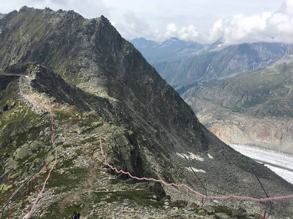 Wanderung vom Eggishorn über die Elselicka auf die Fiescheralp