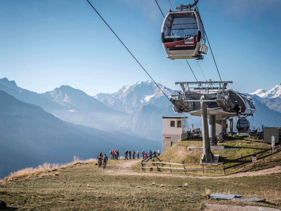 5. Etappe: Riederalp - Moosfluh - Riederalp - Mörel