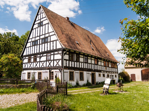 Fachwerk- und Bürgerhaus in Neckanitz