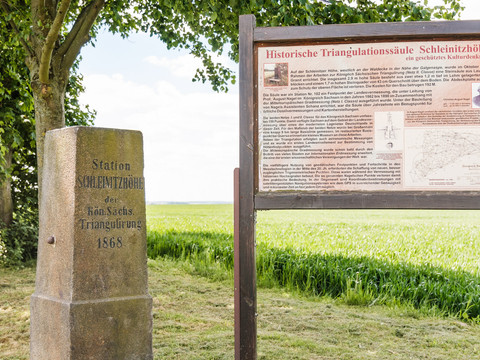Triangulationssäule auf der Schleinitzhöhe