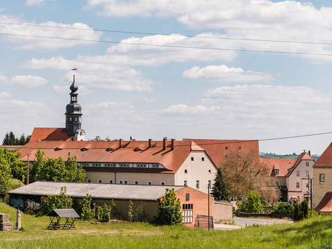 Blick auf die Ortschaft Schleinitz