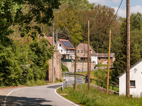 Malerische Straßen durch die Lommatzscher Pflege