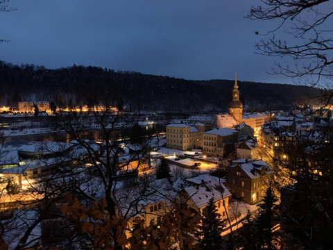 Bad Schandau Winterabend