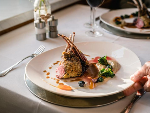 lecker essen im Restaurant