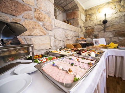 Frühstücksbuffet- Aufschnitt