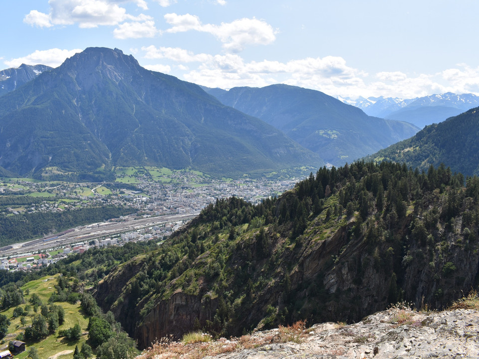 Ausblick auf Brig