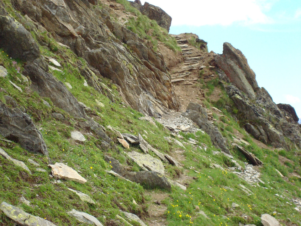 auf dem Weg zum Sparrhorn