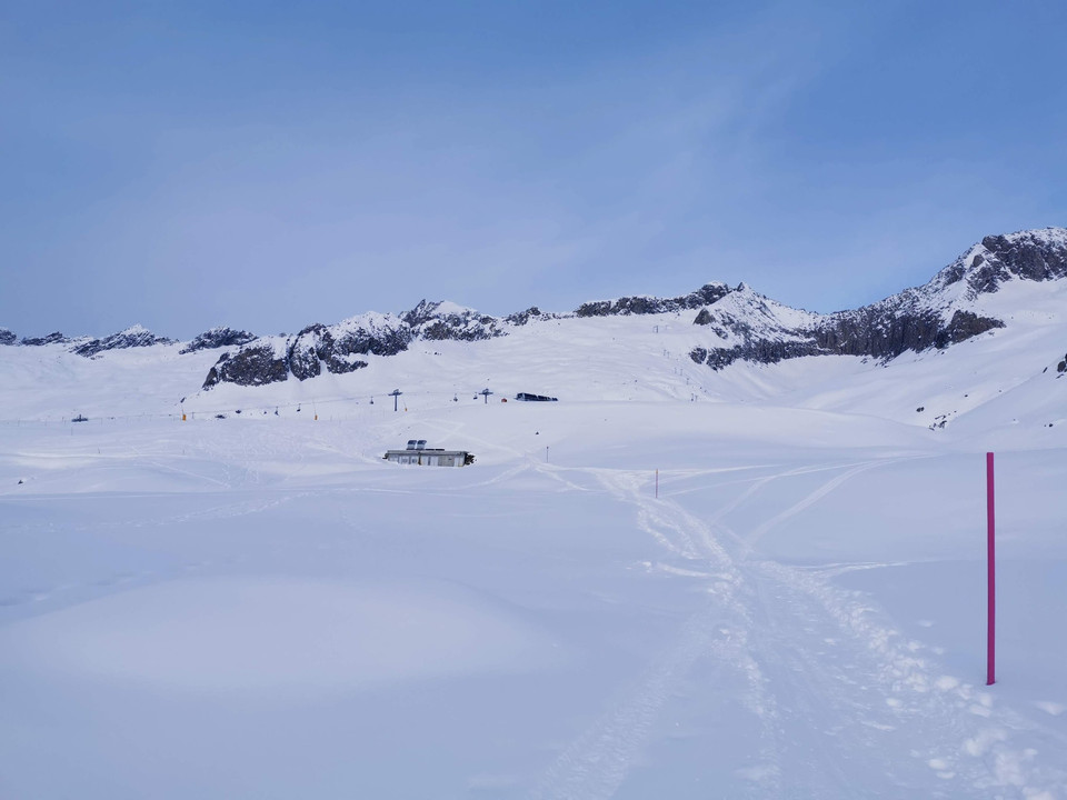 Mit Blick auf den Hohstock