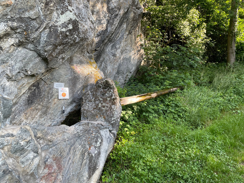 historische Strasse Naters - Blatten, Eseltränke